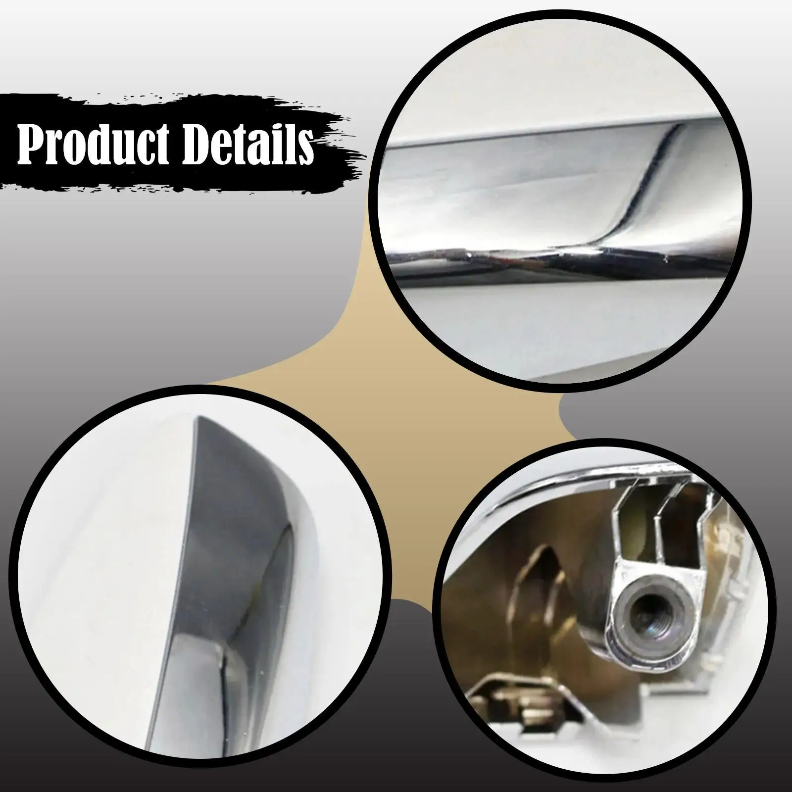 

Rear Left Exterior Door Handle Replace Outside Door Handle Cap for Optima 2016-2020