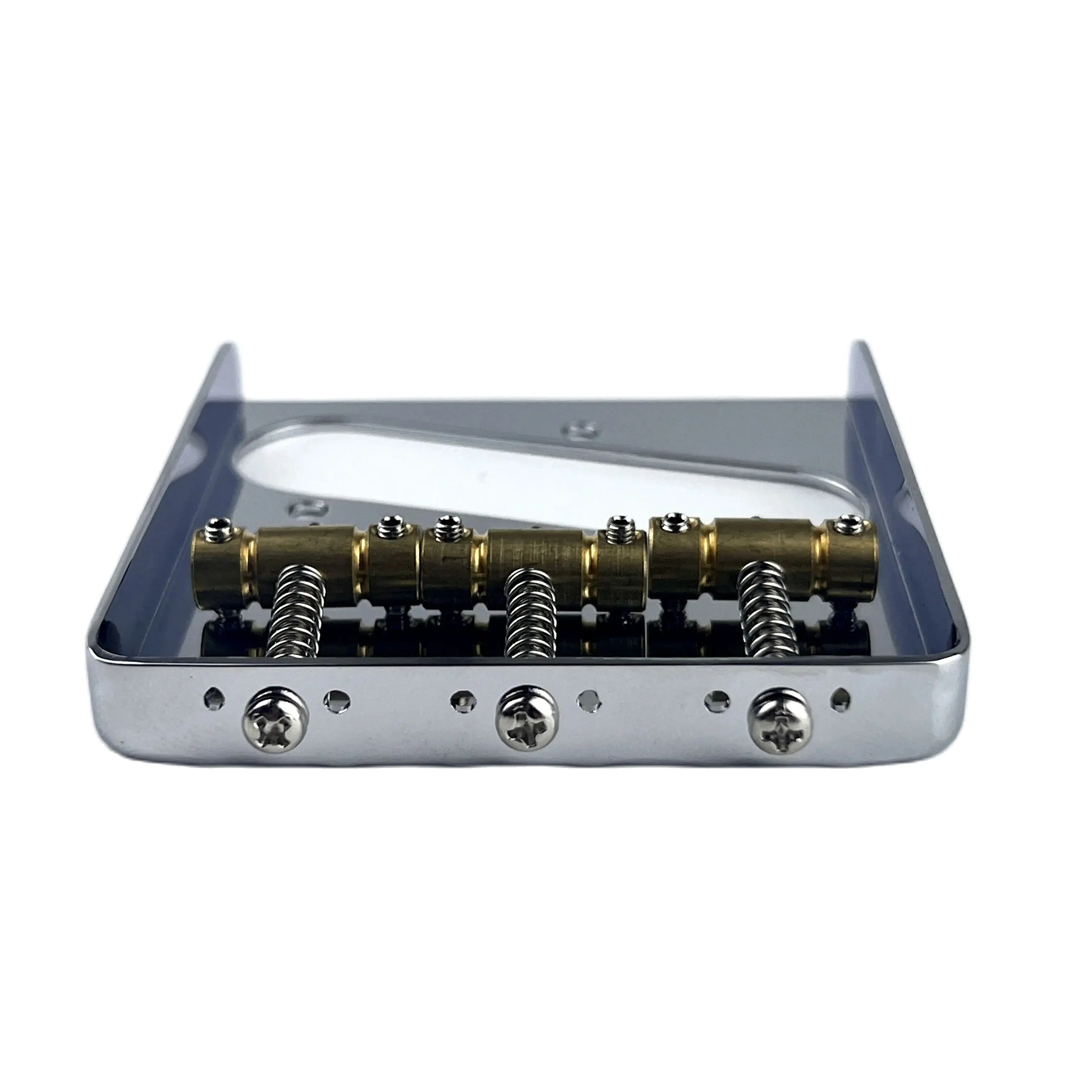 Vintage-Style 6-String Guitar Bridge – Nickel/Brass, Compatible with TL Models