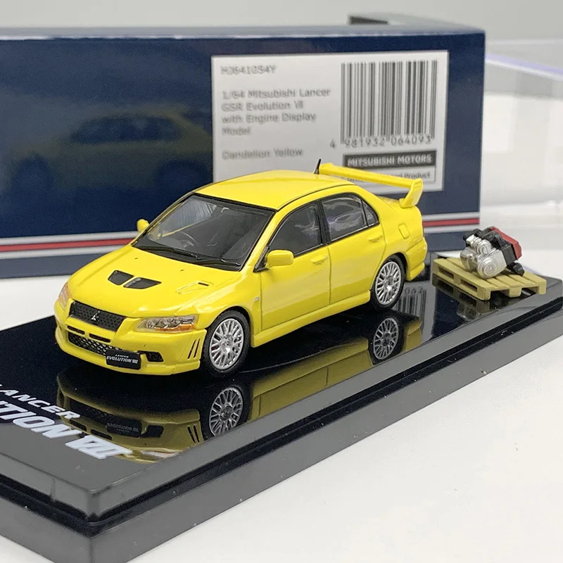 ホビージャパン-1-64-ランサーエボリューション-vii-gsr-合金車ダイキャスト-車両カーモデルミニチュアスケールモデルカーコレクションギフト用