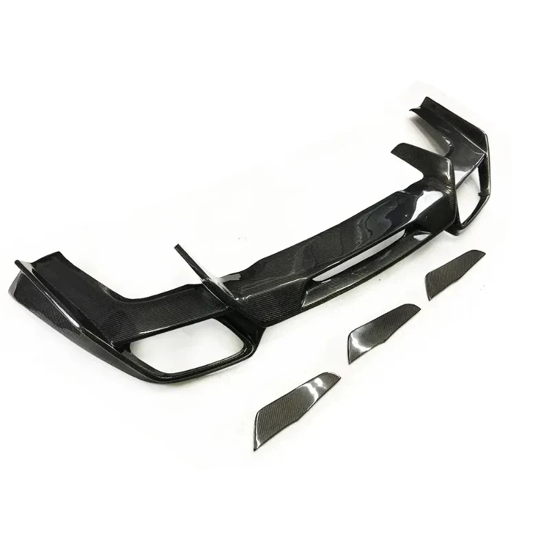 R Style Carbon Fiber Rear Bumper Diffuser for C190 GT GTS GTR 2014UP