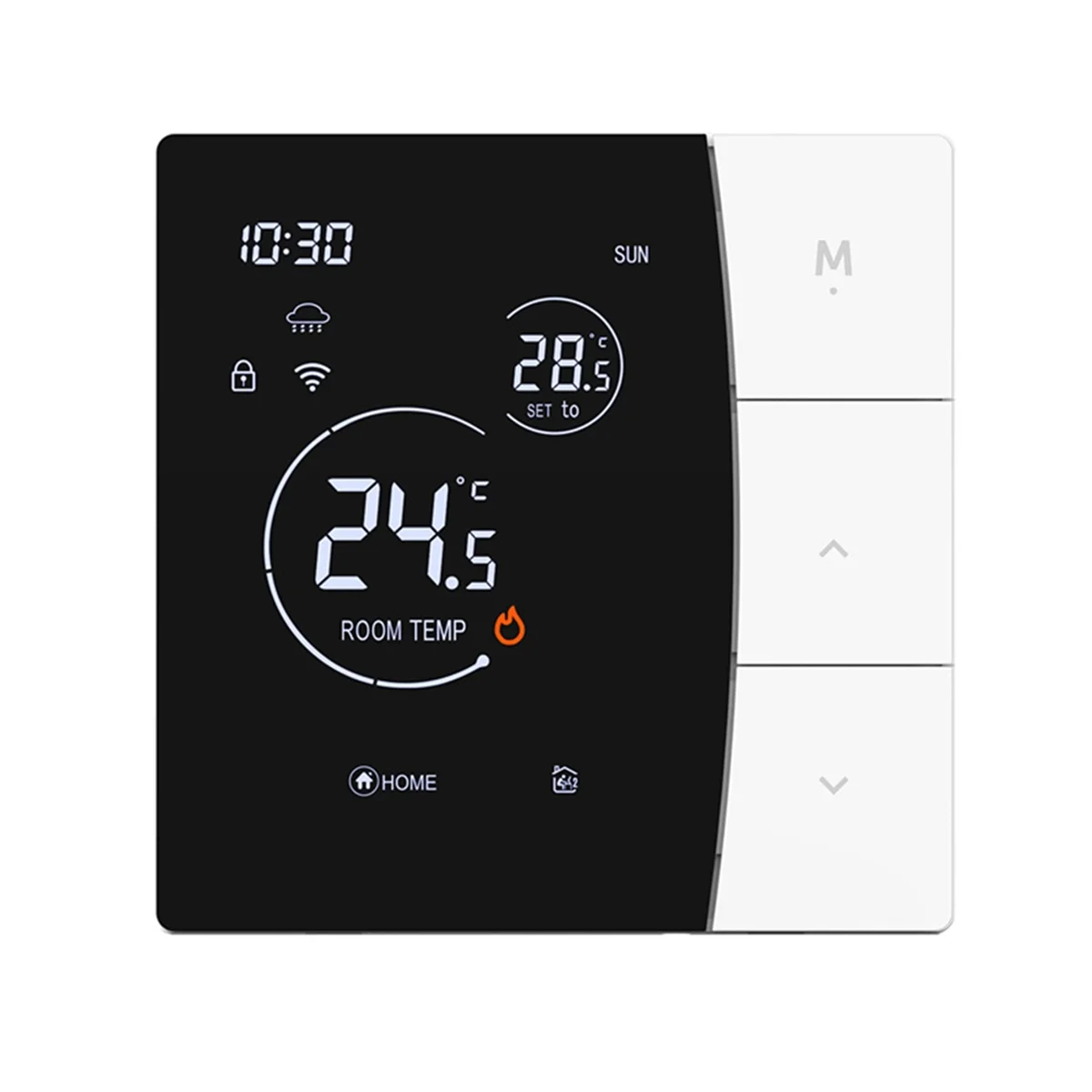 FORC-controlador de termostato Wifi inteligente Compatible con calefacción de suelo de agua con retroiluminación funcionalidad de bloqueo infantil