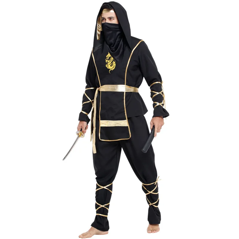 2025 New loween Cosplay Costume Men's Adult Stage Performance  Ninja Outfit Chinese Traditional Festival Apparel