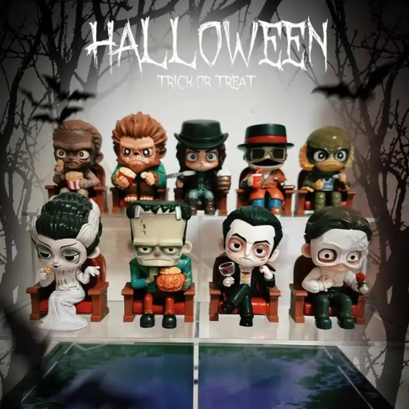 

Аутентичные Popmart Global Monster Alliance Series слепая коробка Bubble Mart Хэллоуин забавный подарок модный орнамент