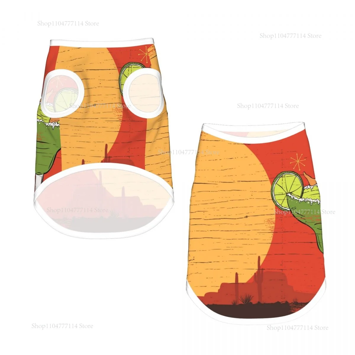 

Мексиканская девушка в Маргарите, коктейльная одежда для собак, летняя одежда для собак и кошек, дышащая крутая одежда для щенков домашних животных