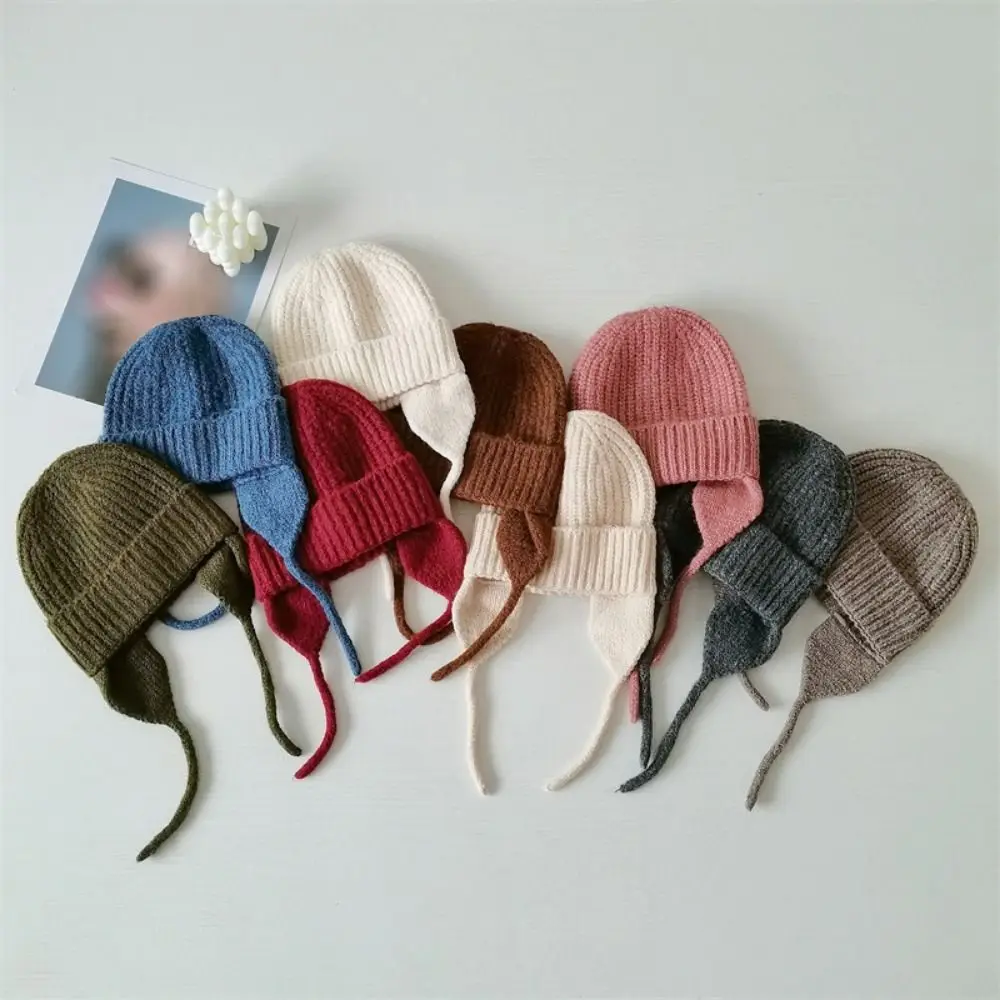 

Fashion Stretchable Kids Beanie Cap Breathable Cozy Ear Protection Hat Soft Kids Pullover Cap Autumn Winter