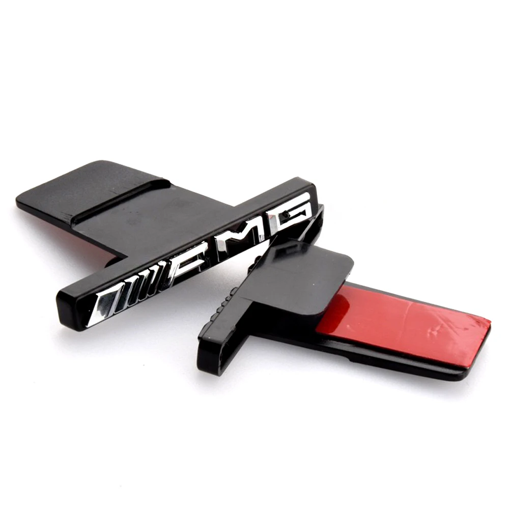 Badge de calandre de voiture avec Logo AMG 3D, 1 pièce, pour Mercedes Benz w211 W124 W169 W176 W177 W202 W203 W204 W205 W210, accessoires