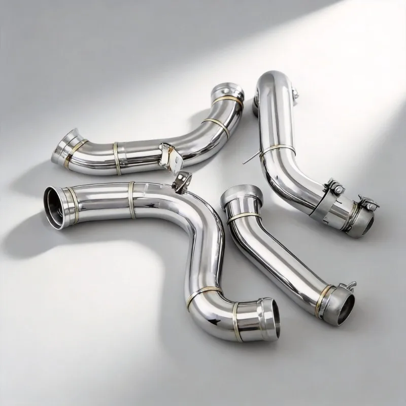 Performance Exhaust Downpipe For Mercedes C63 C63S AMG W205 4.0 Turbo Downpipes