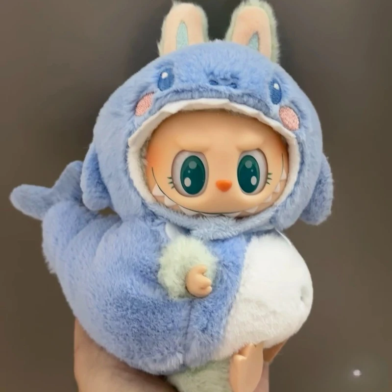 17 سنتيمتر دمية قطيفة صغيرة الزي اكسسوارات لكوريا Kpop Exo Labubu المعبود V1 V2 النحل ديناصور القرش زي الملابس هدية