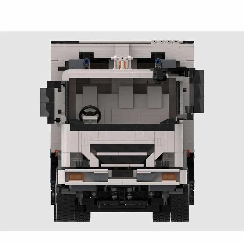 Rear Loader Garbage Truck Heavy Duty Loader 3510 Pieces Building Block Toys Kids Birthday Gifts Christmas Gifts MOC-233596