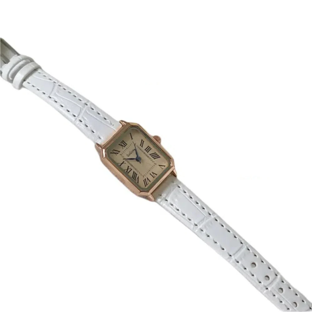 

Элегантные женские кварцевые часы Изысканные простые женские деловые часы Портативные декоративные женские наручные часы для ежедневного использования