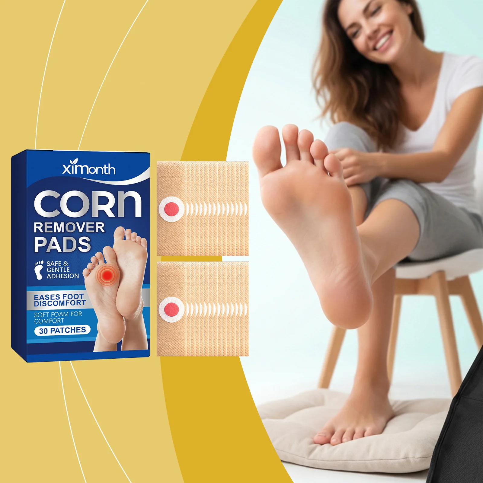 

Foot Comfort PatchDeep Cleansing & SmoothingConvenient for Daily UseSkin-Friendly & Gentle Care for Delicate Foot Skin