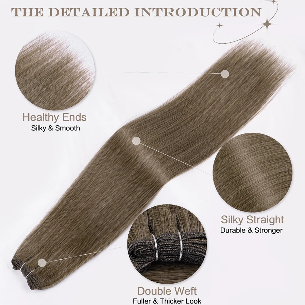 حيوي حزم من شعر مفرود 26 "الطبيعية لينة ألياف مقاومة للحرارة وصلات شعر من الألياف الاصطناعية بروتين مستقيم نسج الشعر النهاية