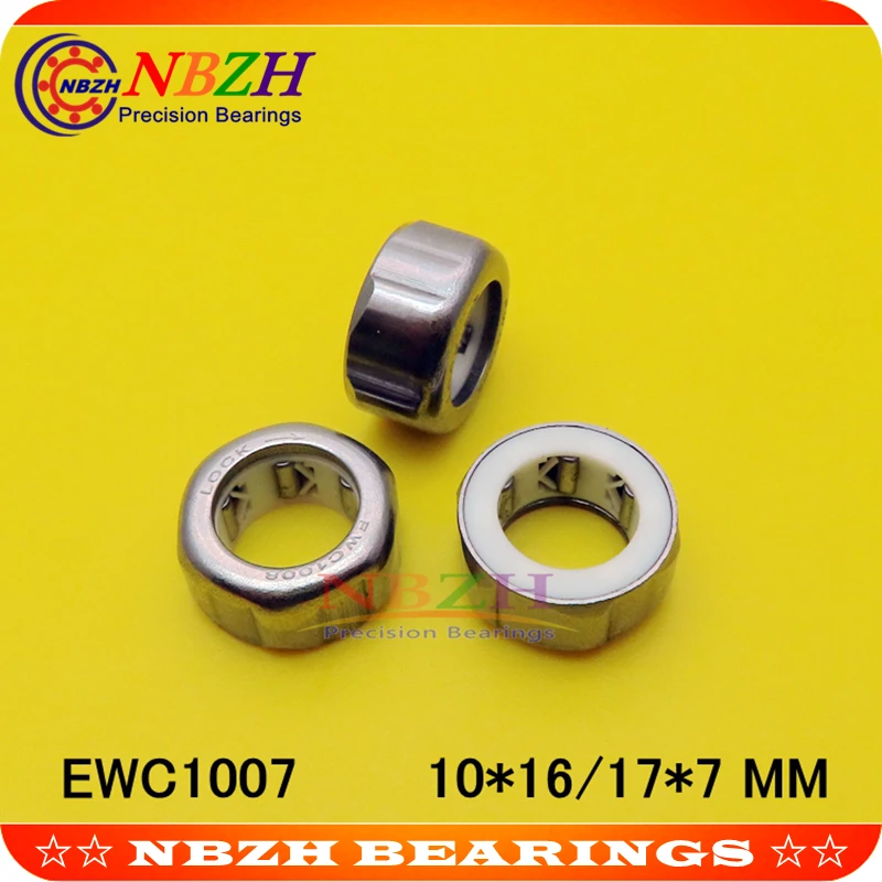 NBZH EWC1007 Rodamientos de agujas 10*17*7 mm Rodamiento de embrague unidireccional Rodamiento de embrague de rueda libre