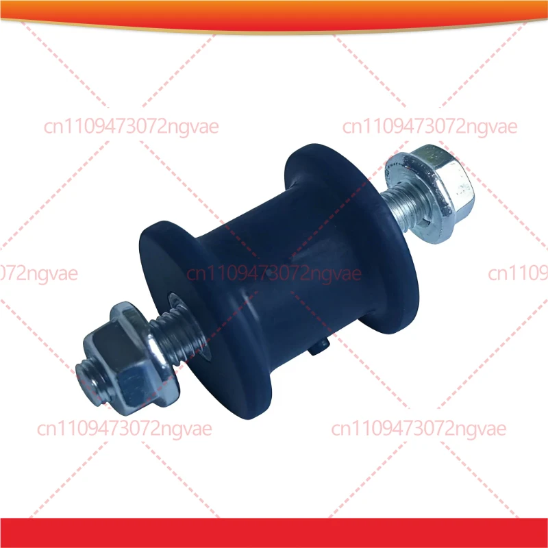10pcs M5 Shock Absorber Screw Buffer Rubber Pad 2 Nuts 40.5MM For Komatsu G45L Engine Power Tool Accessories