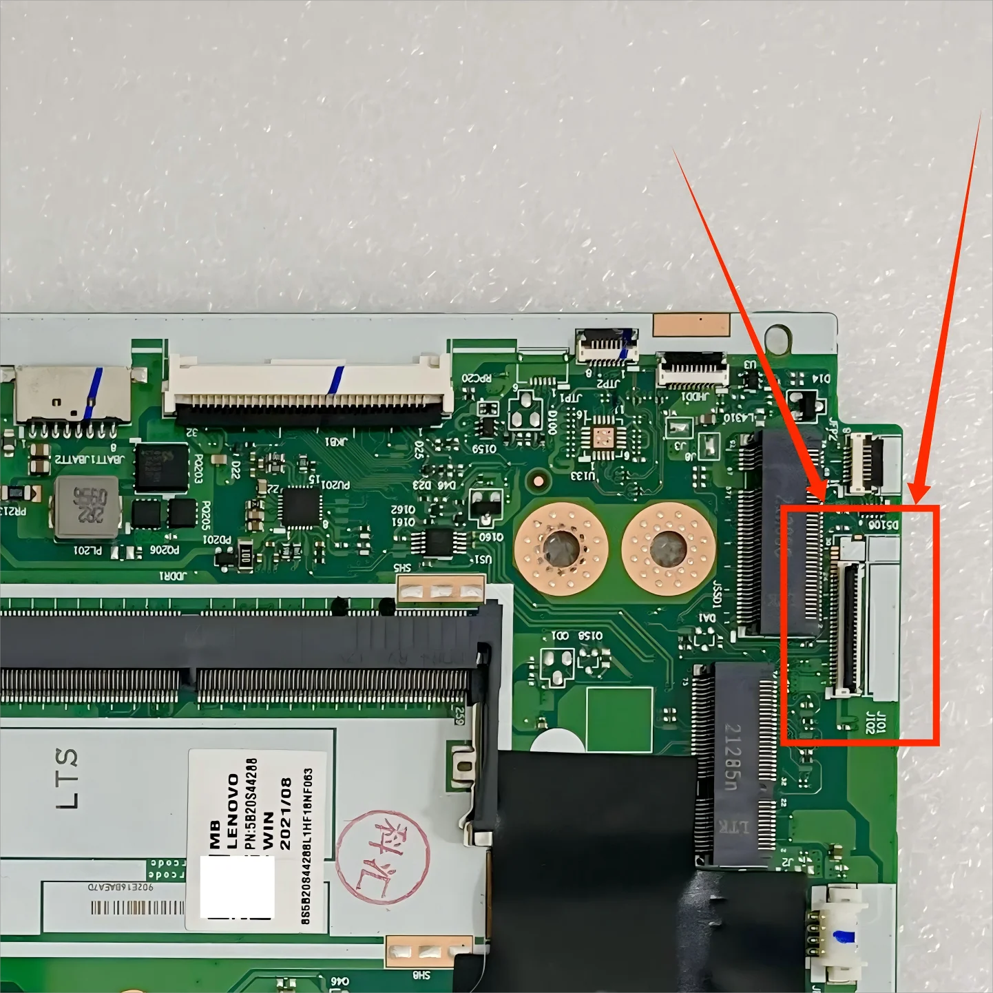 NM-C821 Scheda Madre Per Lenovo IdeaPad 3 15ADA05 IdeaPad 3 14ADA05 Scheda Madre Del Computer Portatile Con AMD R3 R5 R7 CPU, RAM 4GB 100% Test Ok