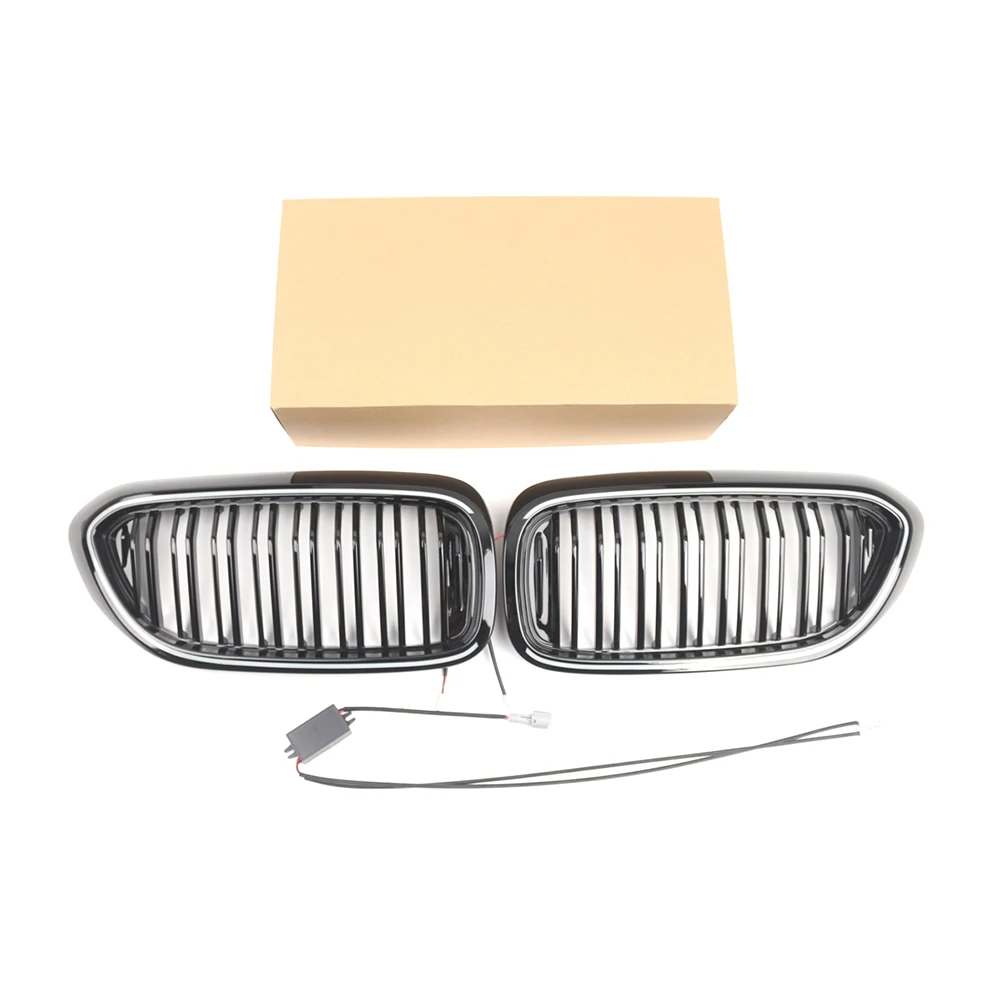 Pre-LCI 2017-2019 Front Kidney Grill Plug-and-play Easy Installation Wear-resistant Non-deformable for OEM Compatible