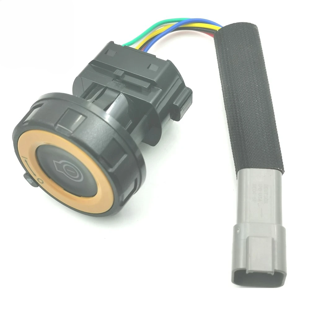 

OE:526-5708 5265708 6Pin Excavator Push Button Start(ignition) Switch Assembly For CAT 320GC 323GC 336GC 345GC