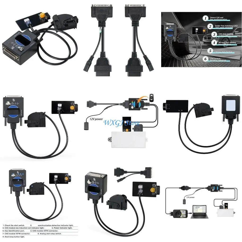 

37JE Intelligent Tester Portable Vehicle Fault Detection Tool for Car CAS2 CAS3 Modules