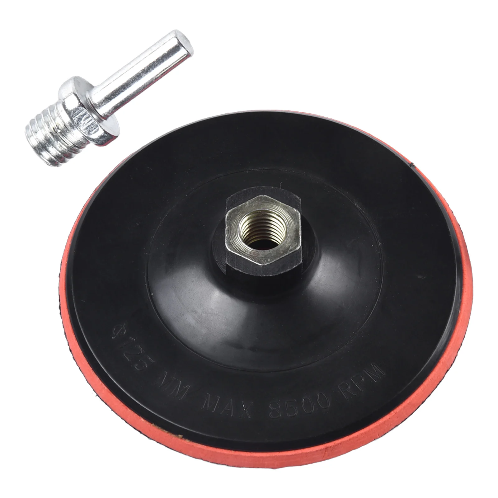 Angle Grinder Sanding Disc Remove Rust Fixed Bit Adapter Hook And Ring Back Pad Plastic/Rubber Diameter: 125mm