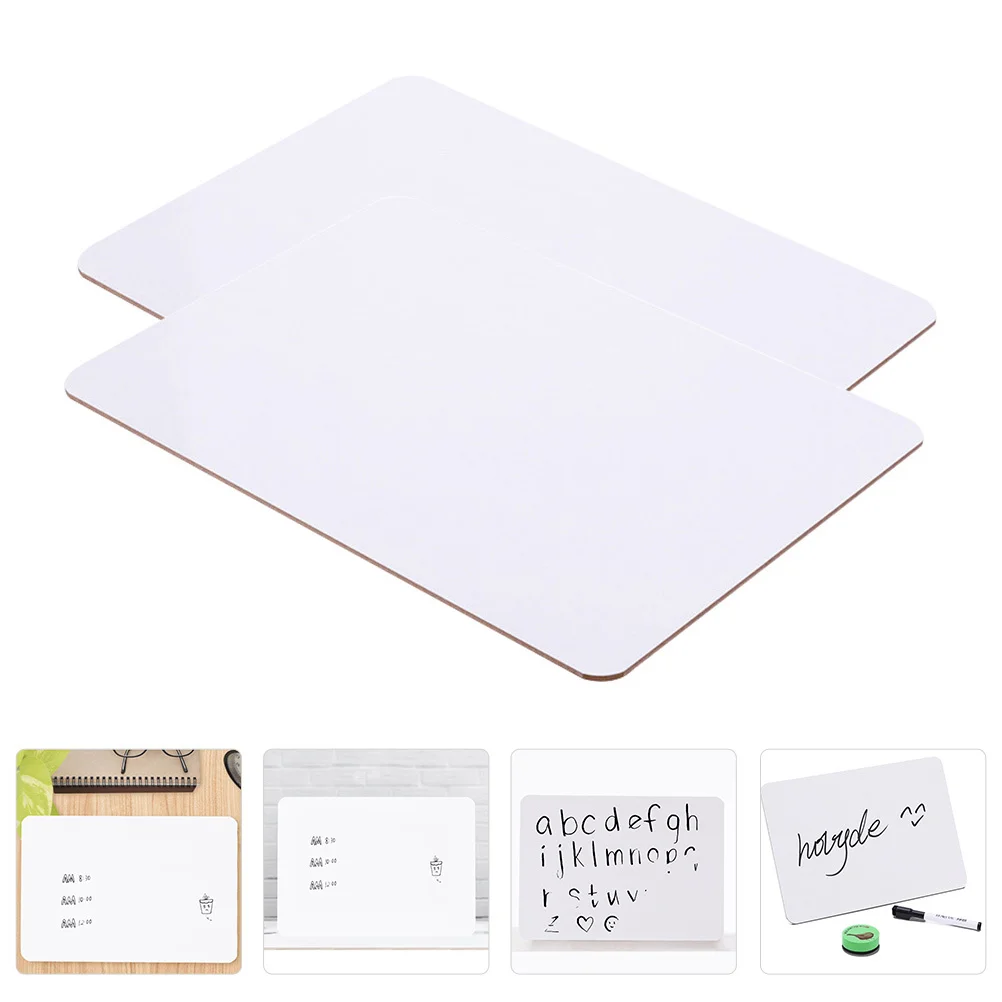

5Pcs Frameless Wooden Whiteboards for Early Education Drawing Writing Boards Classroom Message Boards Frameless Whiteboards