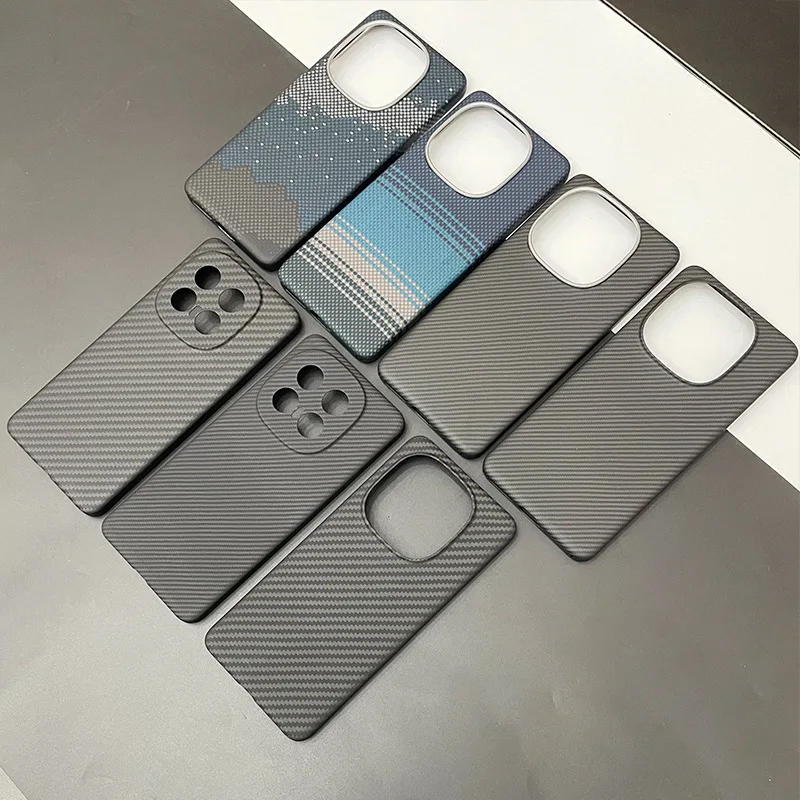 

For vivo iQOO 13 Aramid Carbon Fiber Mobile Phone Case Magnetic All-inclusive Protective Cover Ultra-thin Anti-drop Luxury Shell
