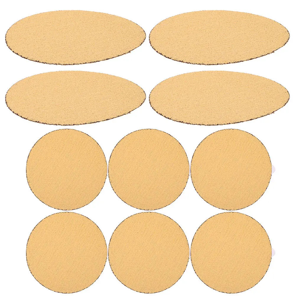 10Pcs Self Adhesive 80 Grit Sanding Discs 6 Inch Round Sandpaper for Drill Sander Efficient Coarse Grinding and Smoothing Pad