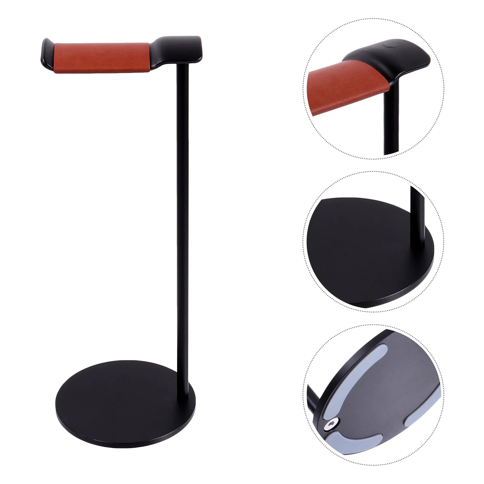 

Headphone Holder Aluminum Alloy Headset Storage Rack Non-Slip Base Desk Organizer For Earphone Stand Headset Bracket