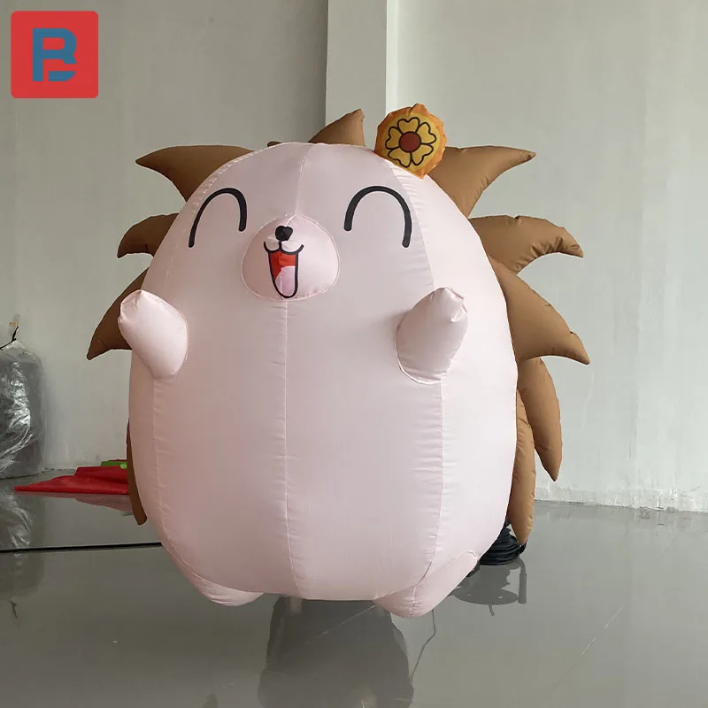 

Inflatable cartoon cute hedgehog gas model theme park Zoo Pet Festival Pet Festival corporate mascot custom