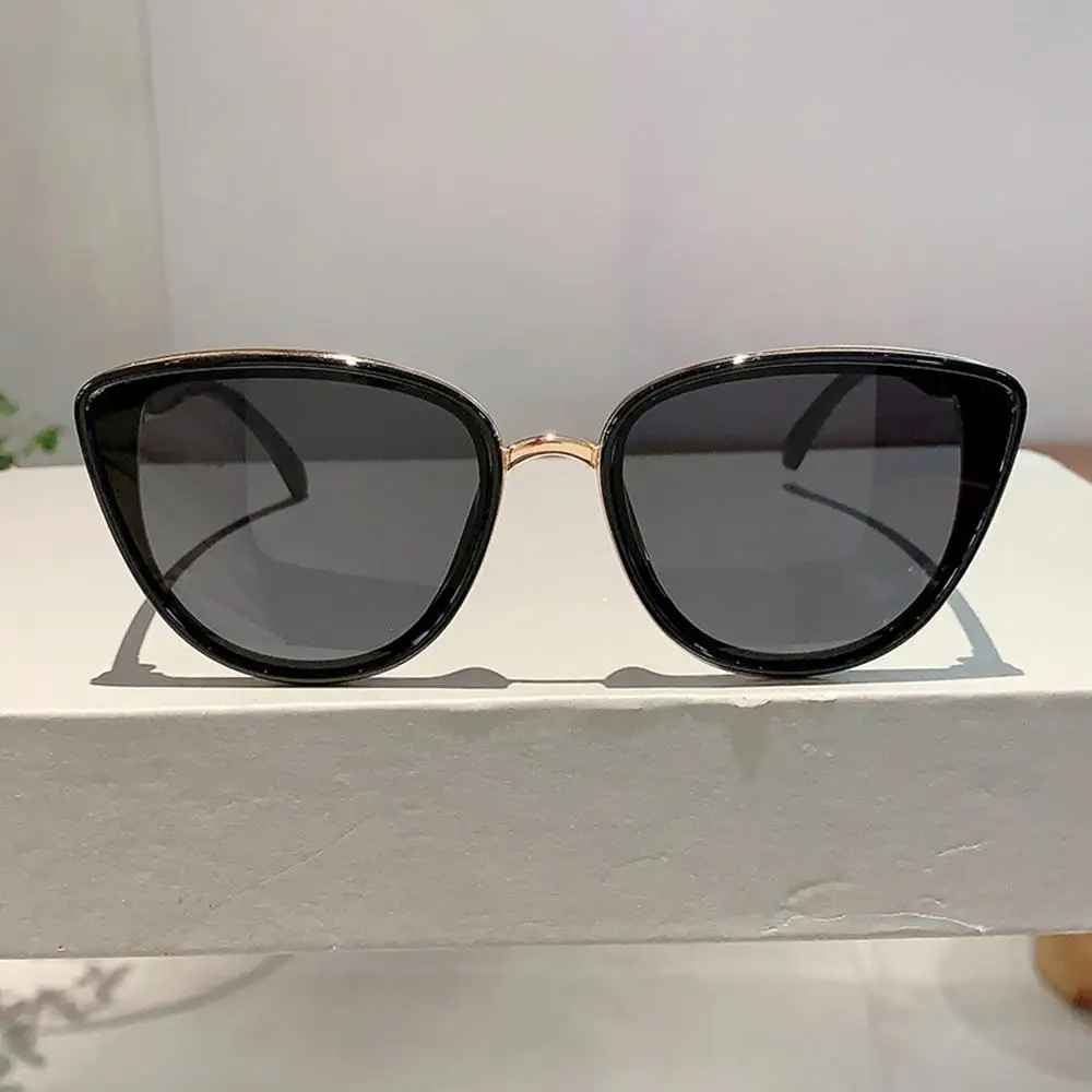 نظارات شمسية كاجوال عتيقة على شكل عين القطة مطلية بعدسات متدرجة نظارات واقية عصرية UV400 للنساء والرجال