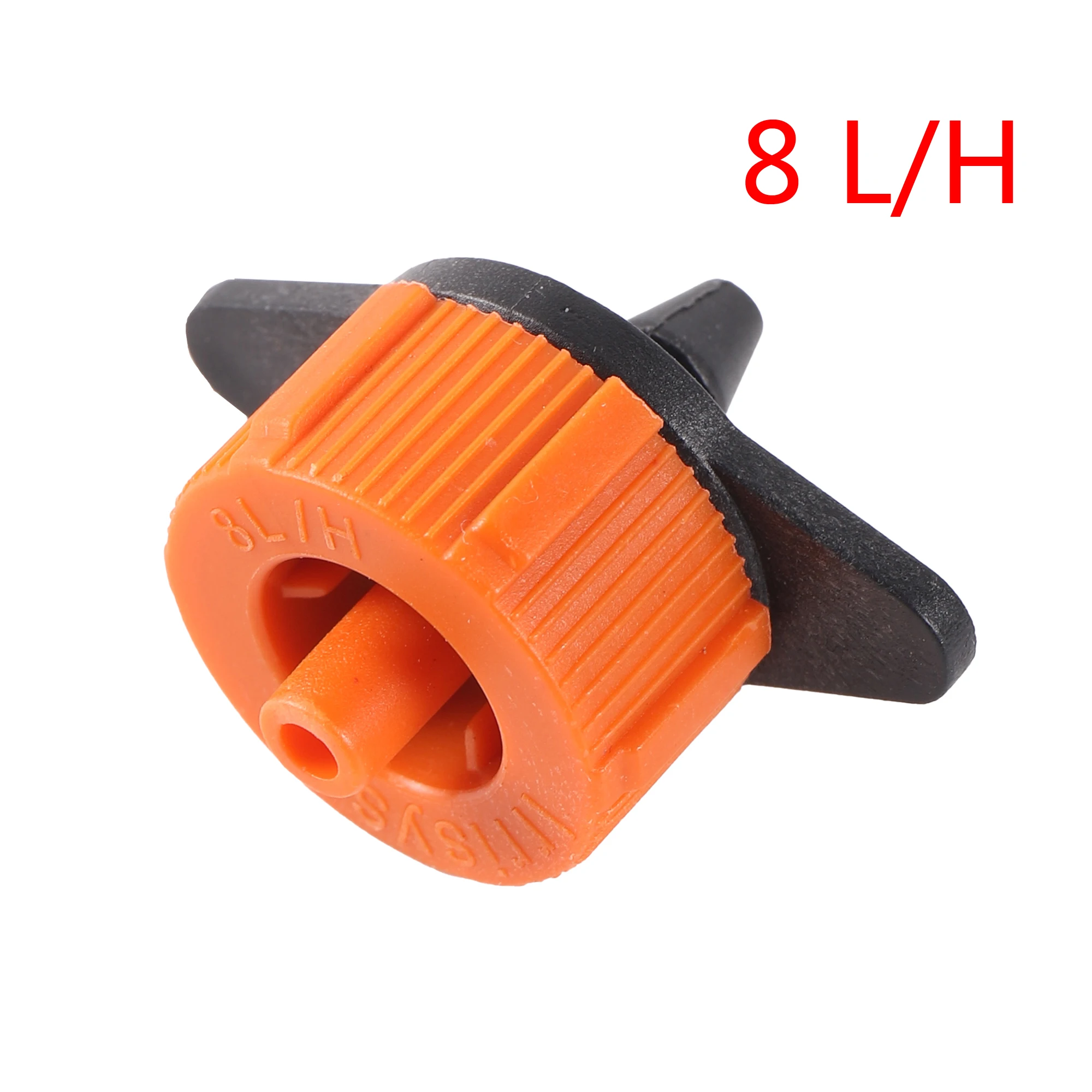 Garden 4L/H 8L/H Emitter Pressure Compensating Dripper Micro Irrigation Hose Drip Head Water Saving Irrigation Dropper 200 Pcs