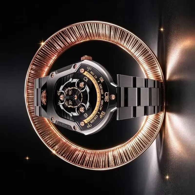 A1989 Flat Star Wheel Watch Fully Automatic Mechanical Watch Men's Steel Belt