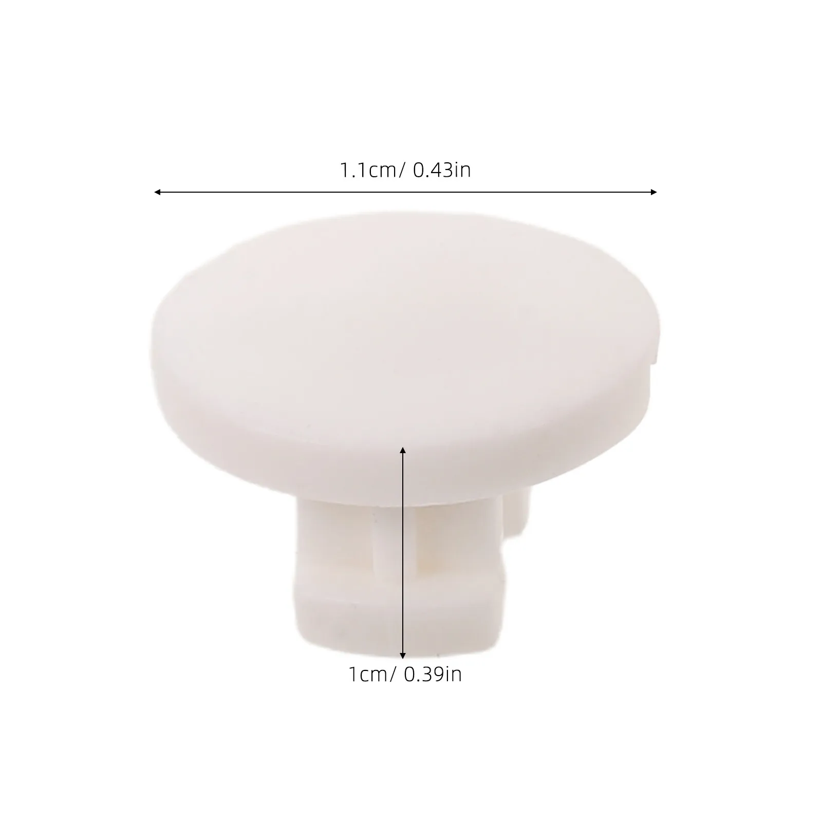 20 Pcs W009 Blinds Repair Accessories Clips Cap Replacement Bottom Rail Cord Plug Cover End Caps White Stops Button