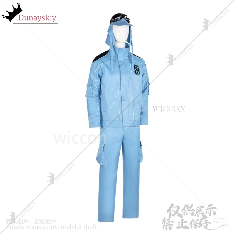 Película Mickeys 17 Cosplay ciencia ficción película uniforme Top pantalones gafas conjunto para hombre mujer Halloween Navidad Cos personalizado