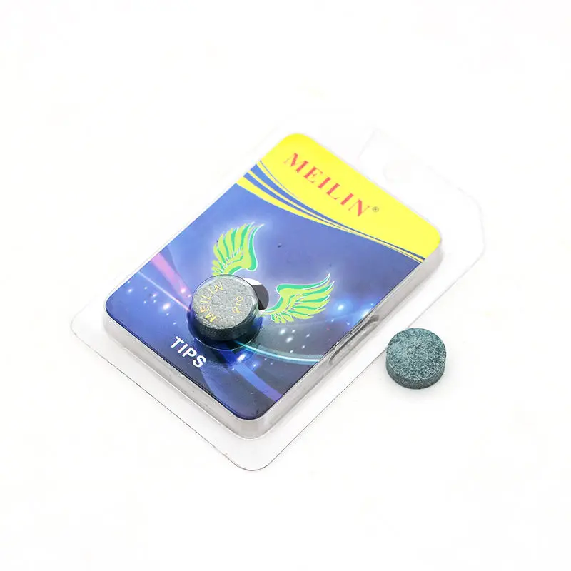 

Новый бильярдный кий MeiLin высшего качества, наконечник для кия, размер 14 мм, цельный в упаковке