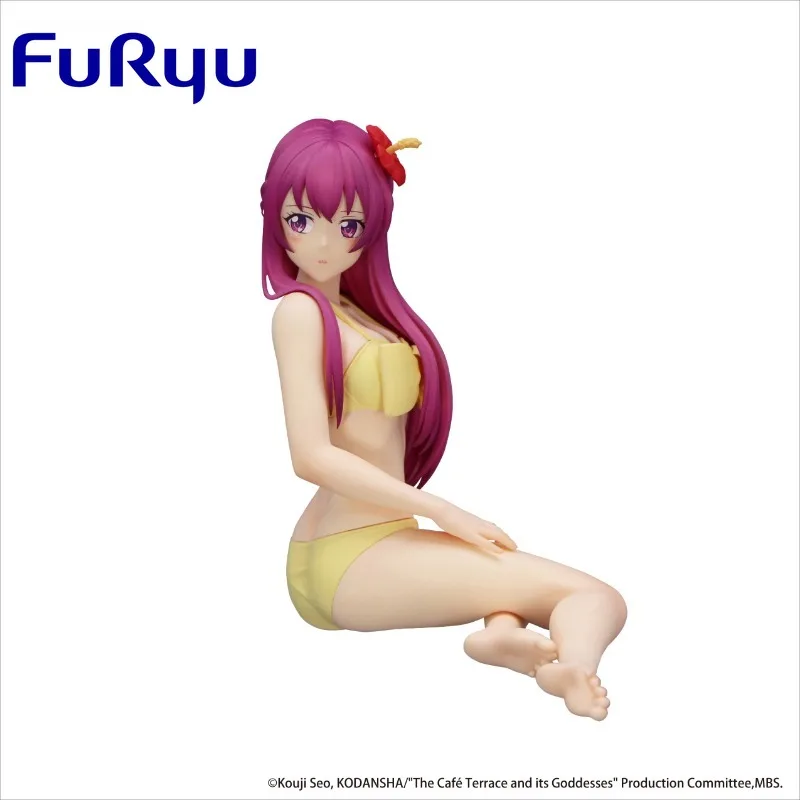 FuRyu Original Noodles Stopper Figure Goddess De Cafeteria Anime Figure Saeko Murozawa Action Figure Toys for Boys Girls Gifts