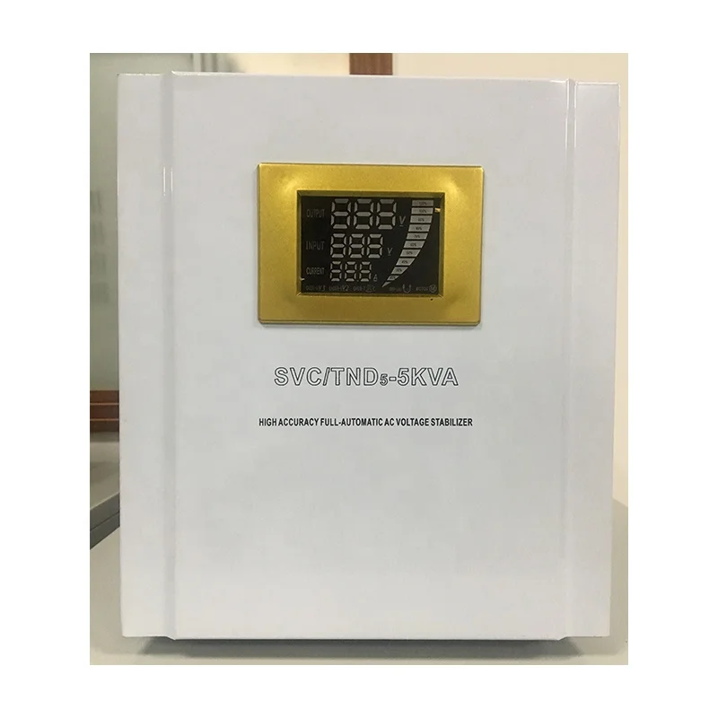 Regulador de Voltaje Automático Monofásico ABOT de 6000VA, 5000W, 6KW, 220V