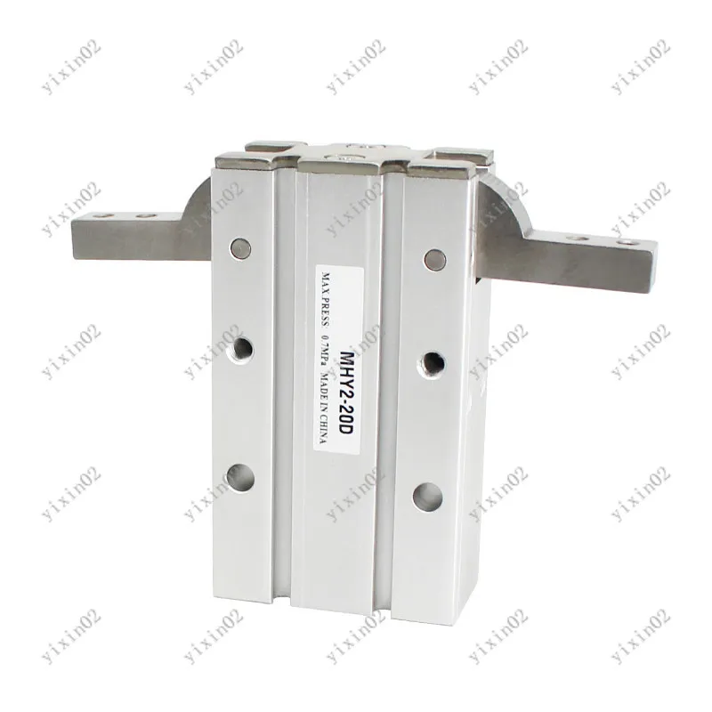 

180° Open Close Pneumatic Gripper Mini Air Finger Cylinder MHY2-10D 16D 20D 25D
