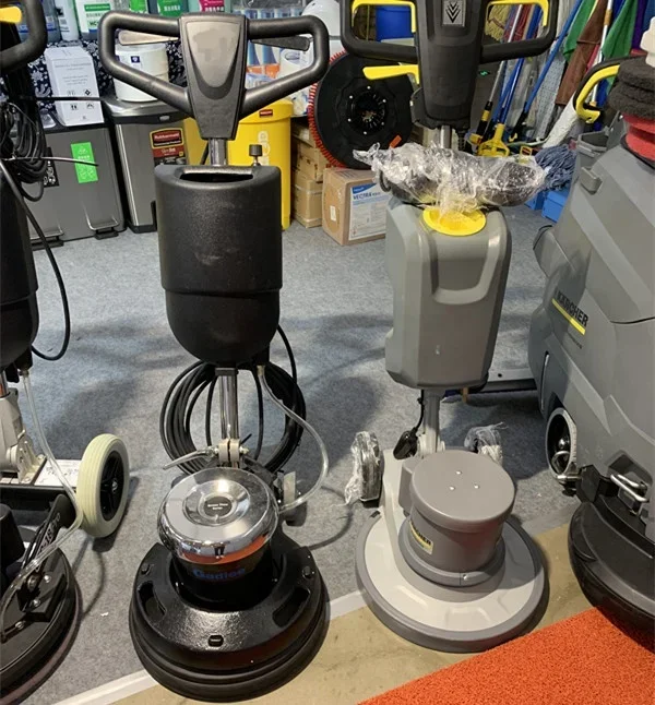 Handheld Concrete Floor Scrubbing Machine  Polisher for Marble 