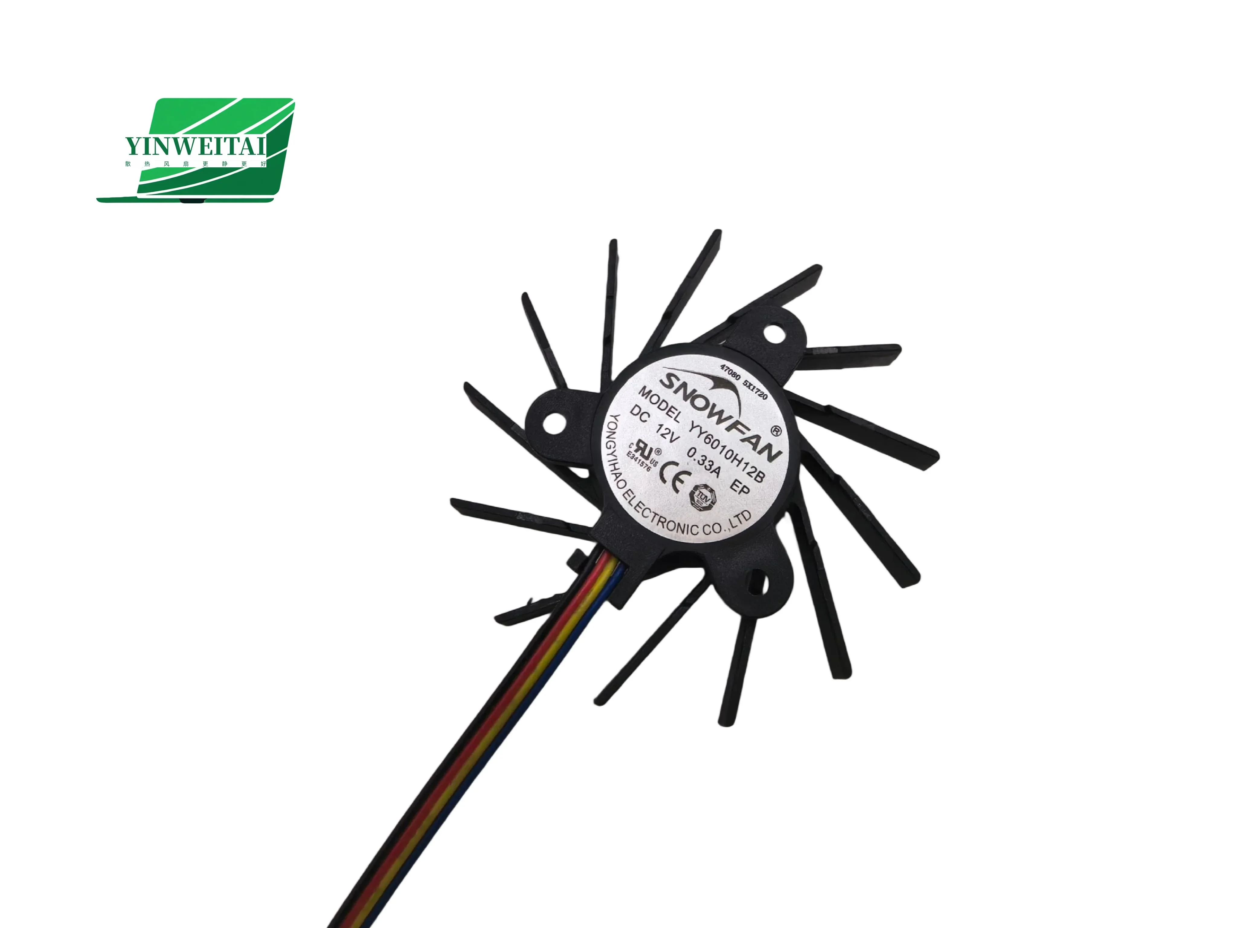 FAN for Hisense S02ASAS5782 SNOW FAN YY6010H12B DC 12V 0.33A 6010 OPS teaching machine cooling fan