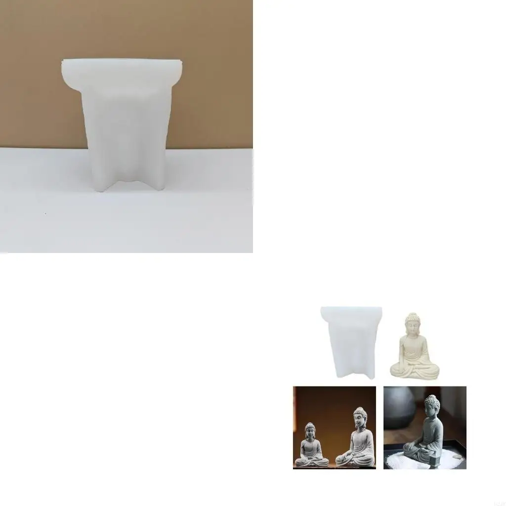 

Moulds Clay Moulds Crafts Moulds Hand-making Supplies Buddhas Non-stick Silicone Material for Figure Craft