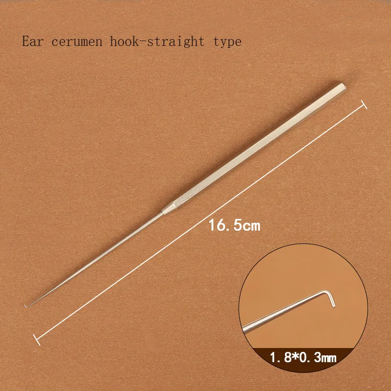 

Ear cerumen hook Imported stainless steel ENT instruments and tools