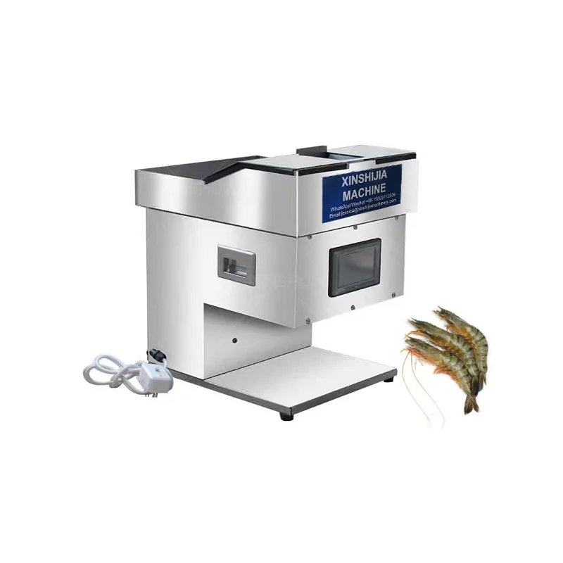 High Efficiency Stainless Steel Shrimp Backing Cutting  Cutter Cleaning Thread Peeler