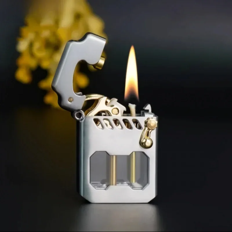 

Zorro Lighters for Smokers Kerosene Lighter Zoro Cigarette Accessories Metal Smoke Stylish Cigarettes Feuerzeug Cool Gadgets Jet