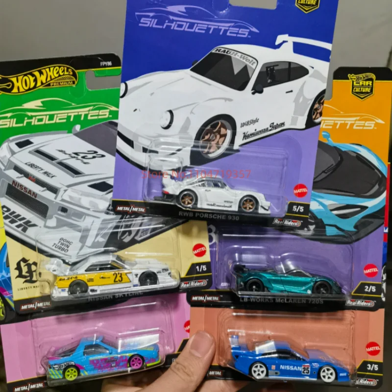 

Hot Wheels Культура автомобилей Премиум силуэты масштаб 1:64 Porsche Nissan литая модель автомобиля коллекция автомобилей игрушки в наличии подарки