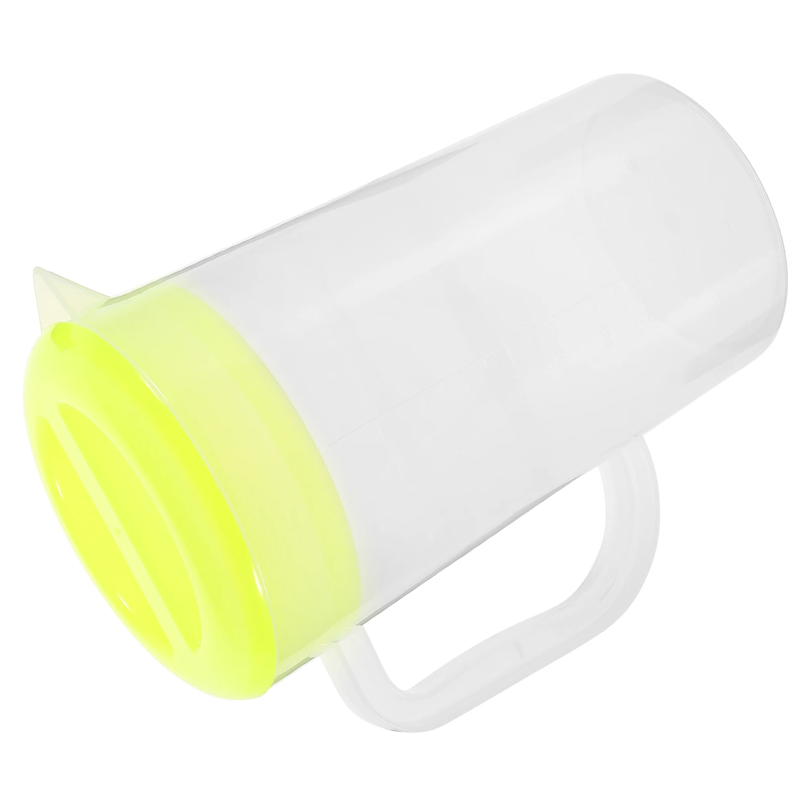 

Cold Water Pitcher Juice Jug Large Capacity Stand Supplies Yellow Drink Serving Tea Beverages Home Gifts Plastic