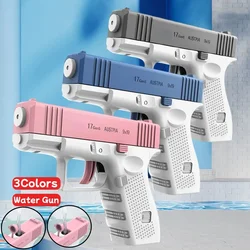 3 Colors Kids Summer Water Gun Toy Non Electric High-pressure Full Automatic Shooting Guns Children Adult Water Beach Toys