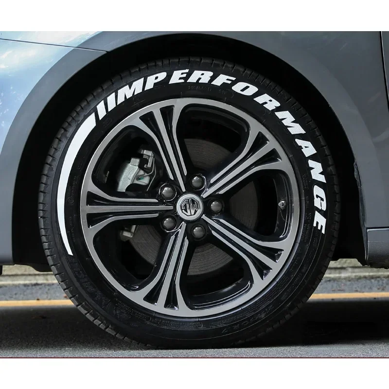 One Piece Sticker Car and Sticker Diy Alphanumeric Sticker Motorcycle Tire Waterproof External Letter Sticker Wheel Sticker