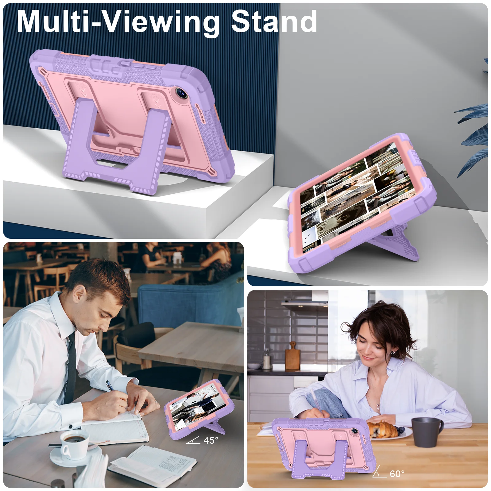 

Larger Stand Hybrid Case For Samsung Galaxy Tab A11 2025 A9 2023 8.7" SM-X133 X135 X110 X115 X117 Heavy Duty Cover Neck Strap