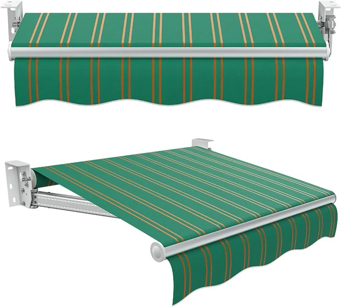 awnings,patio awnings, Retractable Awning Fabric Replacement Outdoor Sunshade Canopy Awning Cover Garden Awning.