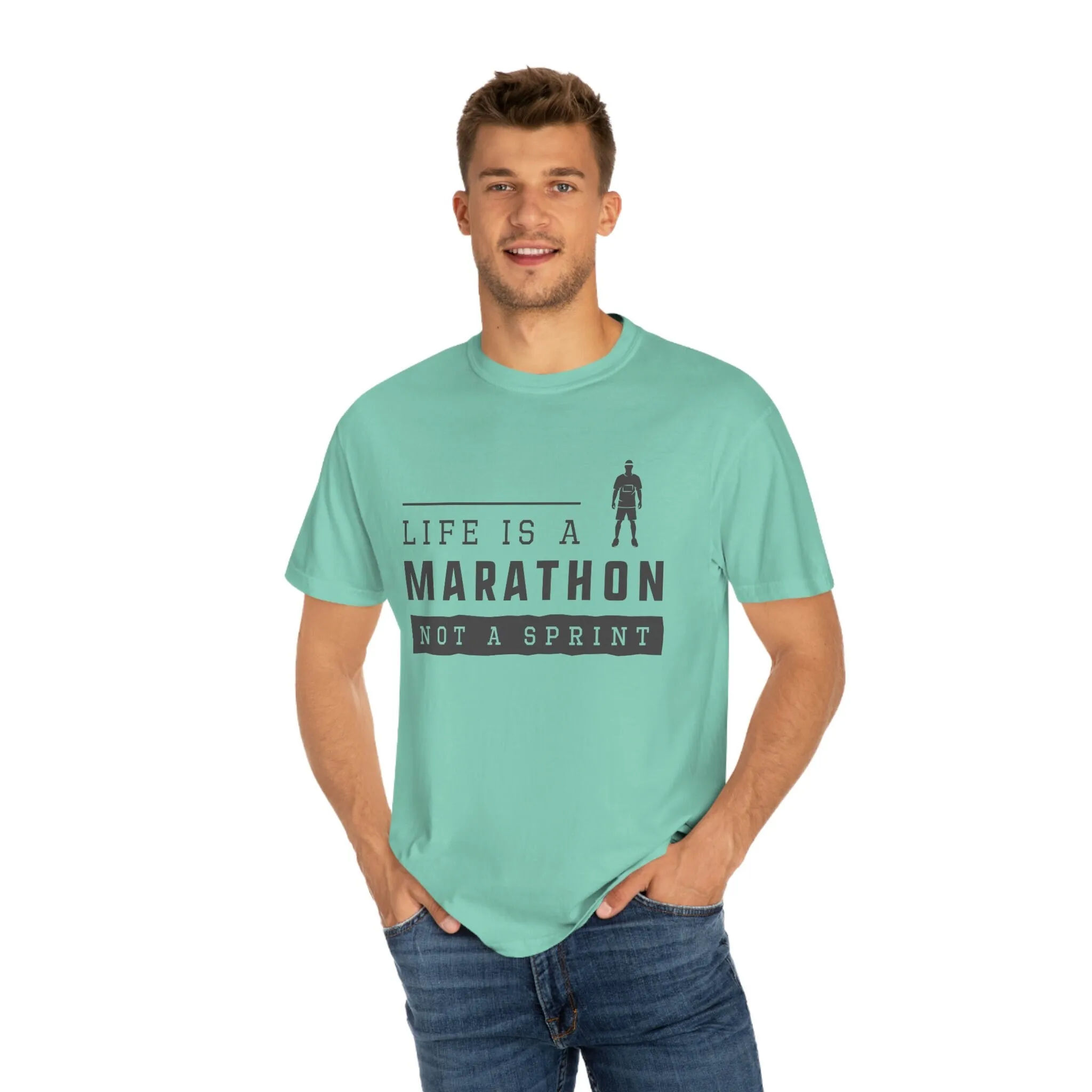 Marathon T Shirt Mens Comfort Colors Designs Vintage Men Casual Summer Clothes Sports s For Dad Runners